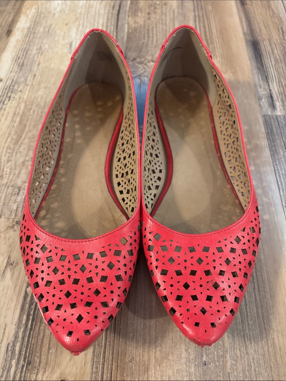 Restricted Hot Pink Flats - Size 9